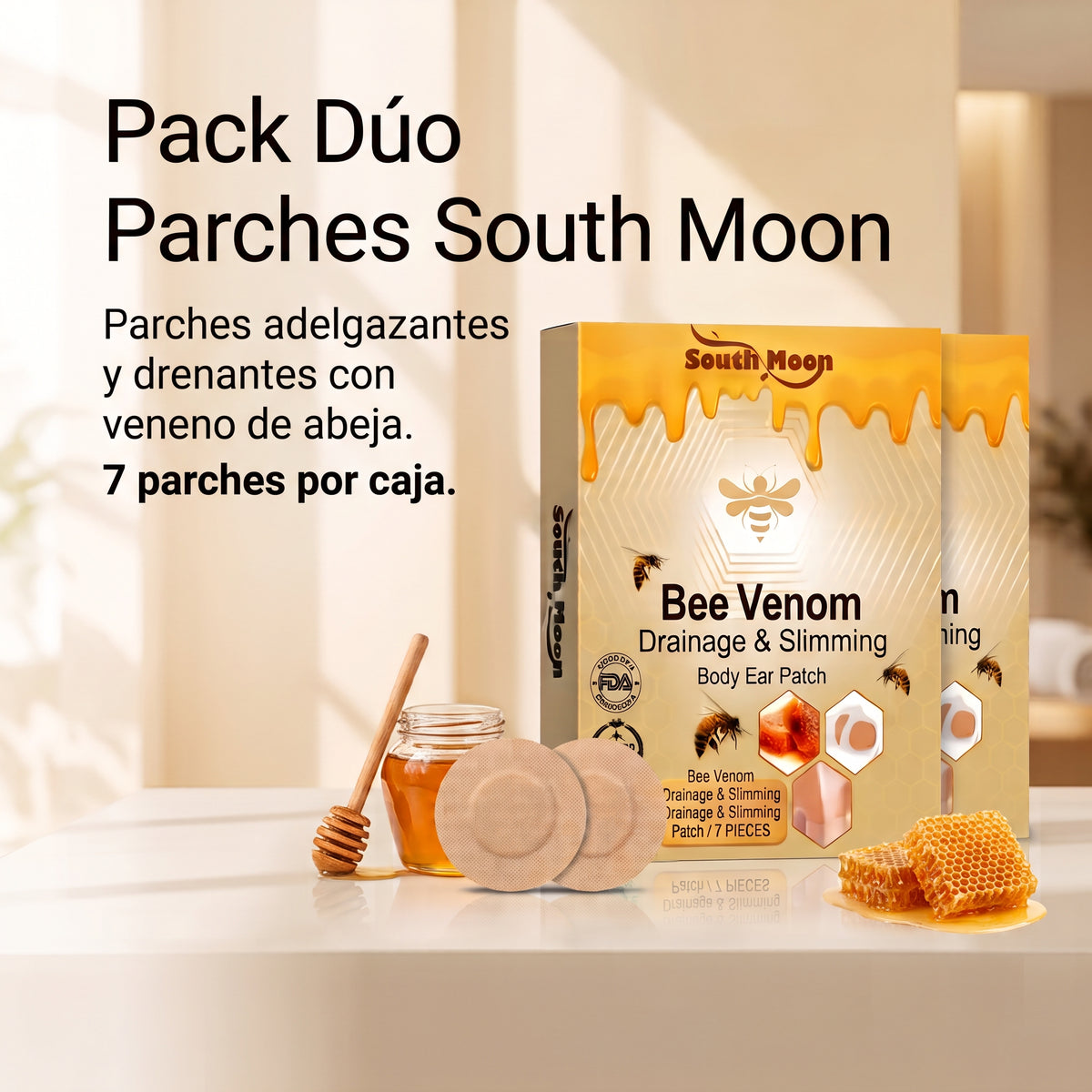 South Moon Parches de Veneno de Abeja — pack dúo